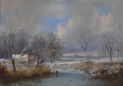 Winter Landscape by Raden Saleh